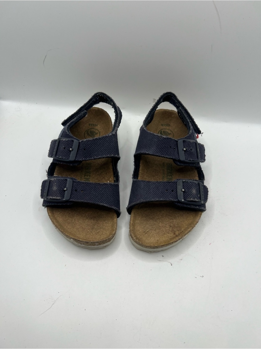 Birkenstock Navy Kids Double-Strap Open-Toe Sandals